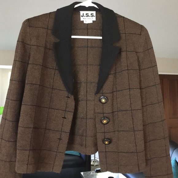 J.S.S brown and black jacket - Picture 4 of 4