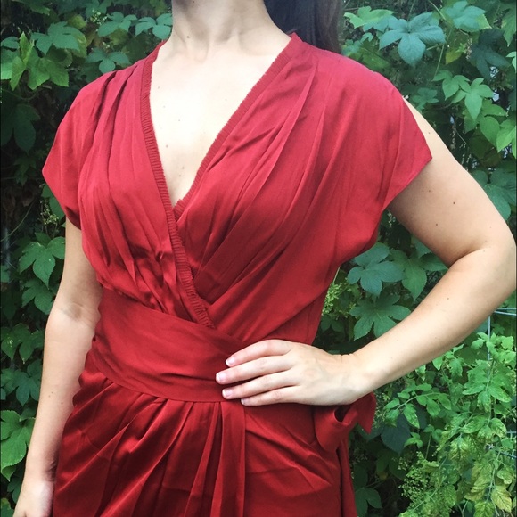 Diane von Furstenburg silk wrap cocktail dress