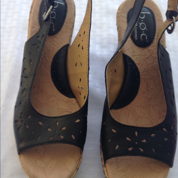 Black Slingback Sandals