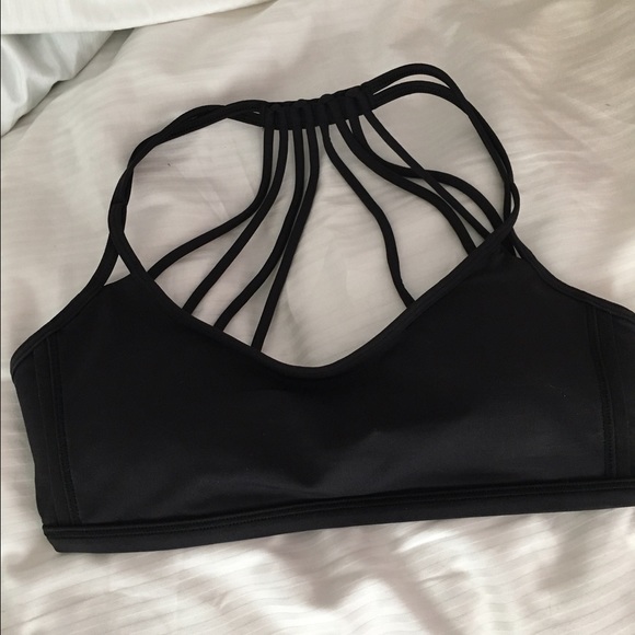 NWOT lighten up bra black size 6