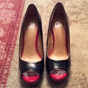 Black and Red Heels