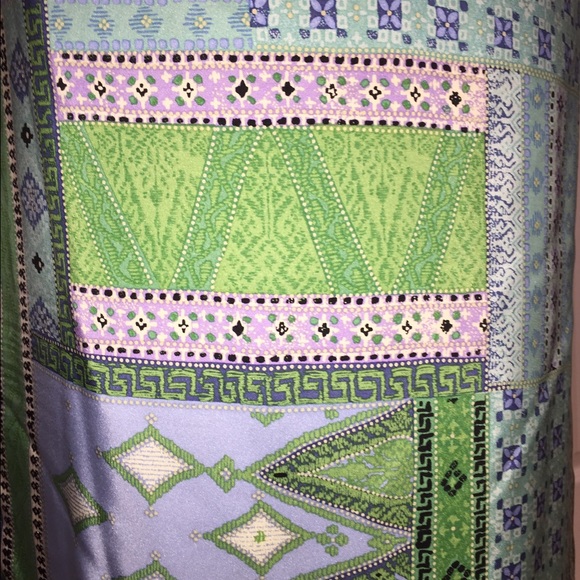 Silk Maxi Type Skirt - Picture 2 of 4