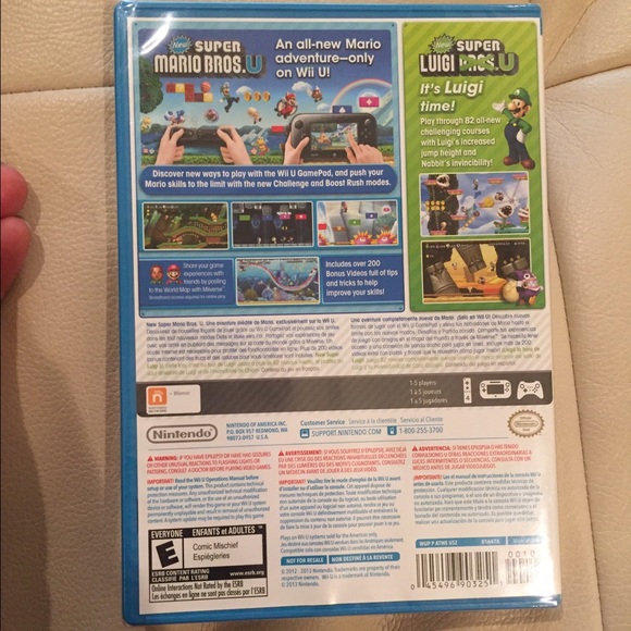 🚫SOLD❌Super Mario Bros Game for Wii U! - Picture 2 of 3