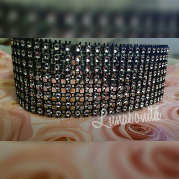 Bling bling choker - Picture 2 of 3