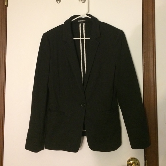 Express Women 24 Inch Textured Knit Blazer