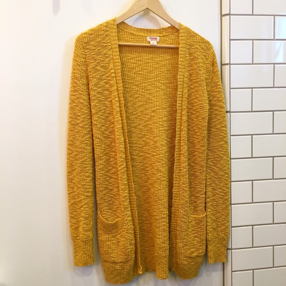 Mustard Yellow Cardigan