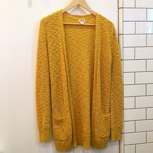 Mustard Yellow Cardigan