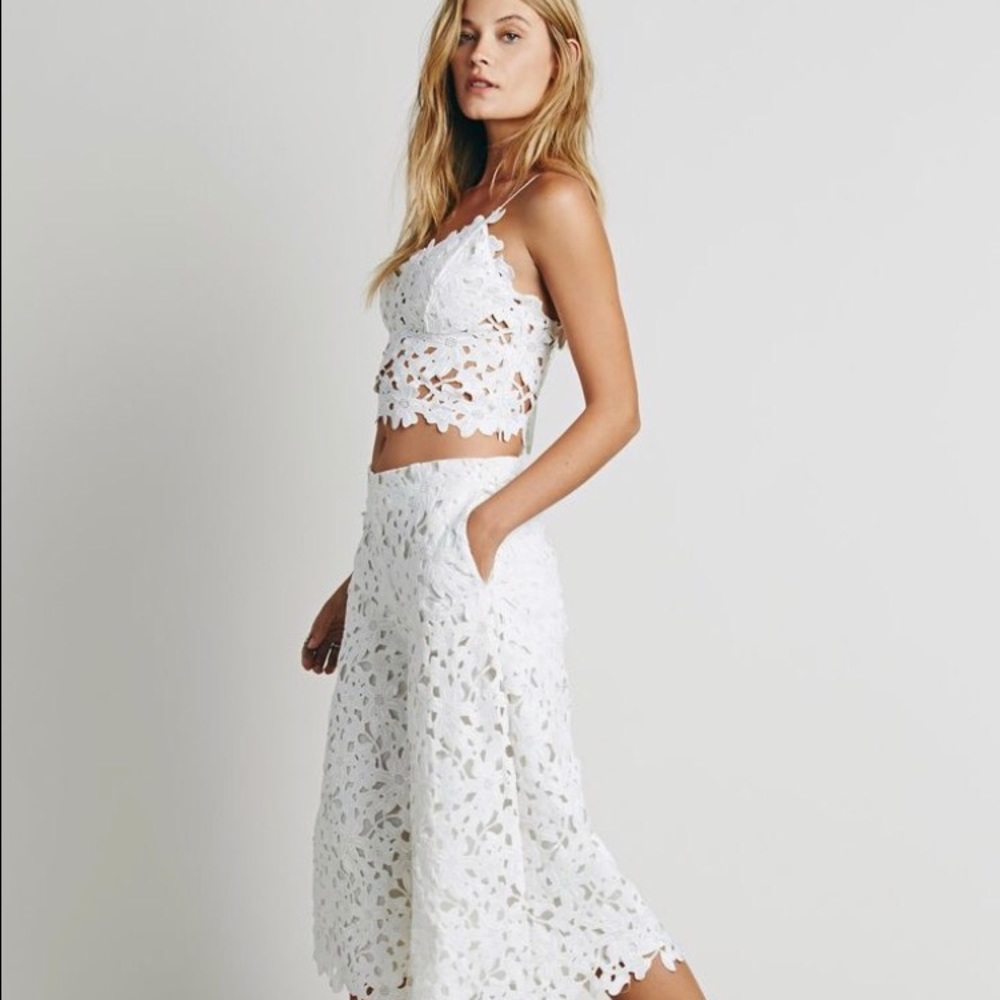 Line & Dot for Free People Floral Lace Set
