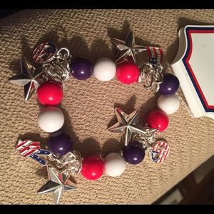 NWT patriotic charm bracelet