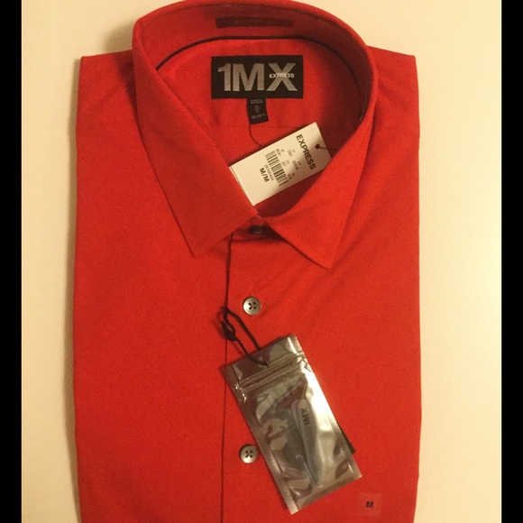 BNWT Express Men's red shirt