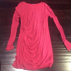 LAmade Dresses - Lamade red dress ruched sz m bodycon comfy! LAmade Dresses - Lamade red dress ruched sz m bodycon comfy!