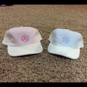 2 Lauren James Trucker Hats NWT - 22$ each