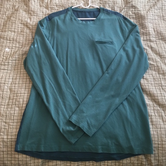 Lululemon blue/green L long sleeve