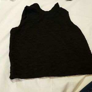 Black crop top
