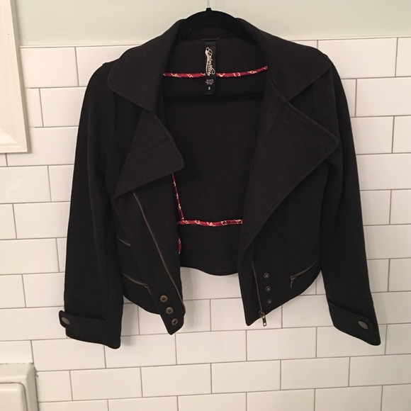Adorable Cotton motor style black jacket! - Picture 3 of 5