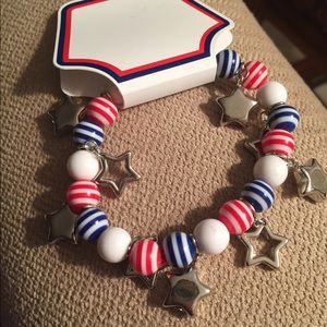 NWT star patriotic bracelet
