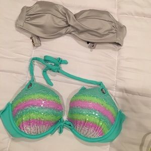 2 Victoria Secret bikini bras