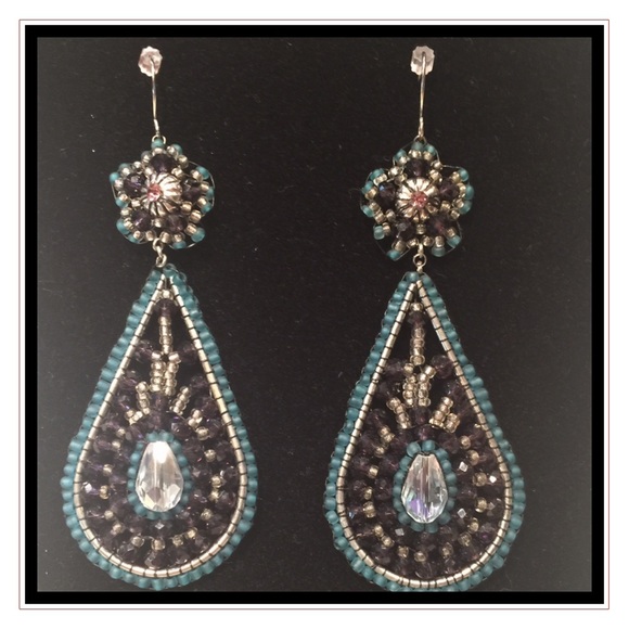 Beaded Dangle Earrings by Chico's - Picture 1 of 4