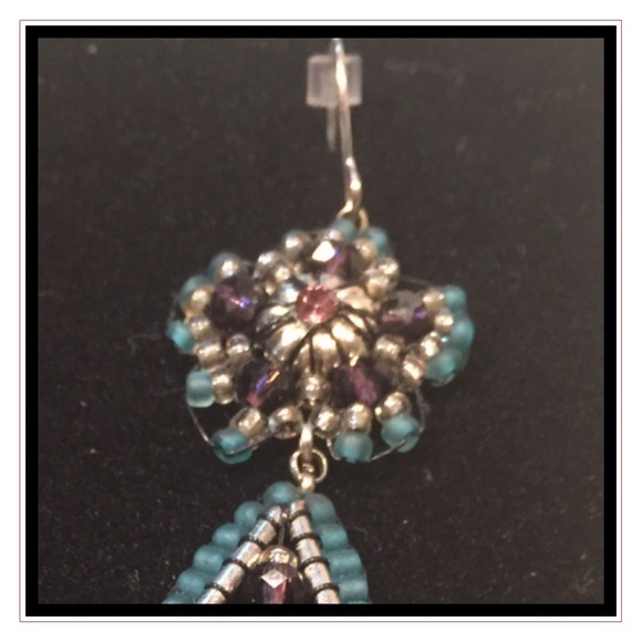 Beaded Dangle Earrings by Chico's - Picture 2 of 4