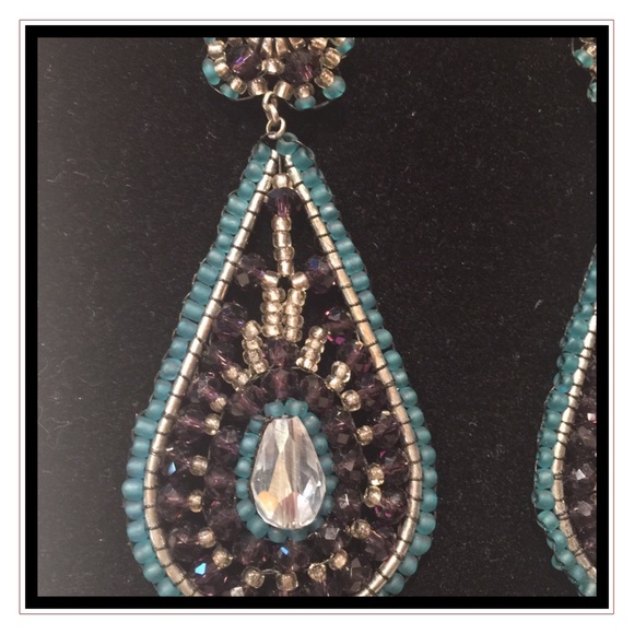 Beaded Dangle Earrings by Chico's - Picture 3 of 4