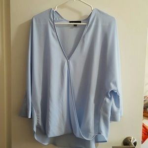 Baby blue banana republic top