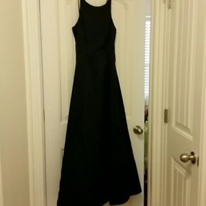 Navy blue formal gown