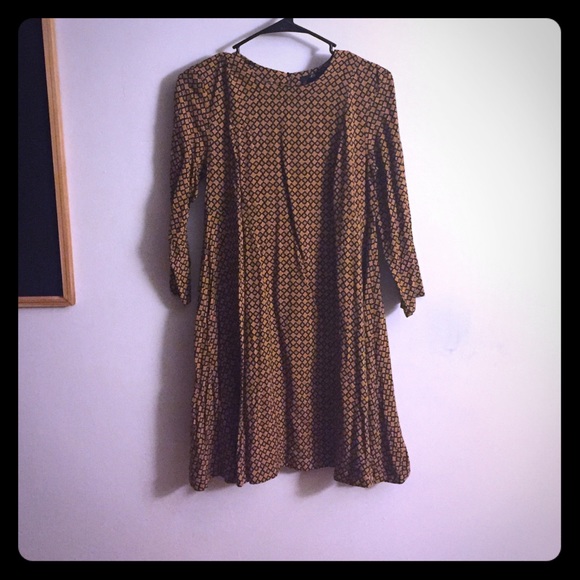 Patterned swing dress