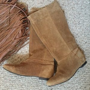 Zara suede boots