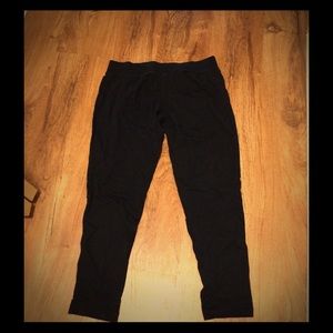 Black cotton leggings