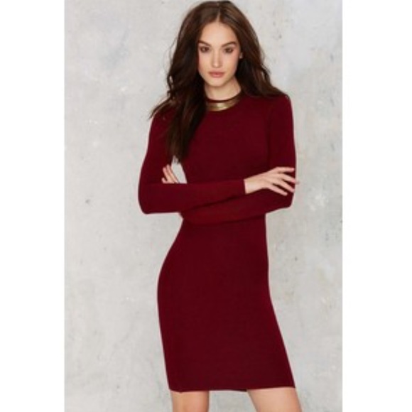 Olivaceous Ribbed Knit Bodycon Dress