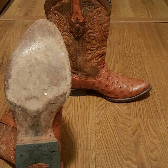 Cuadra Ostrich leather boots