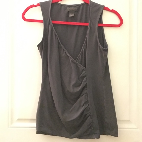 BANANA REPUBLIC Dark Gray Tank Top