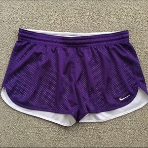 Nike purple shorts