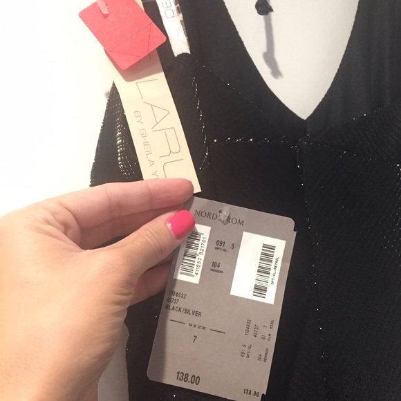 Formal Black/Metallic dress - Picture 3 of 4