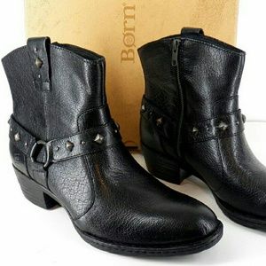 Black Born Biker Booties