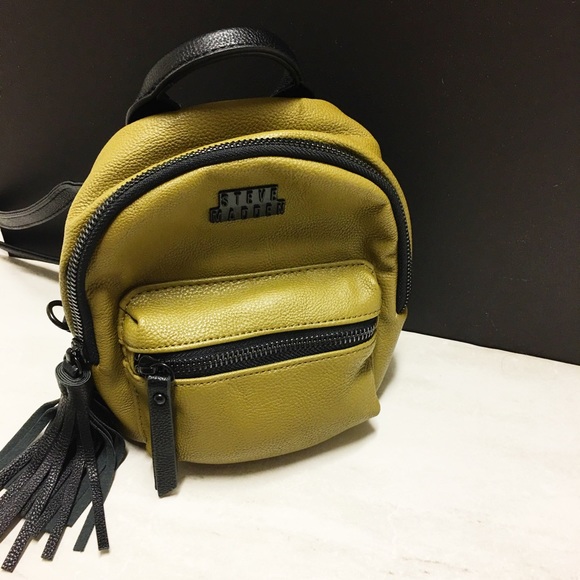 Green Steve Madden Mini Backpack Purse