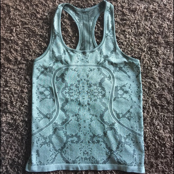 Lululemon Swiftly Racerback Camo Green