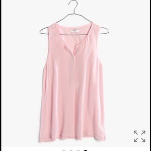 NWT madewell silk composition top