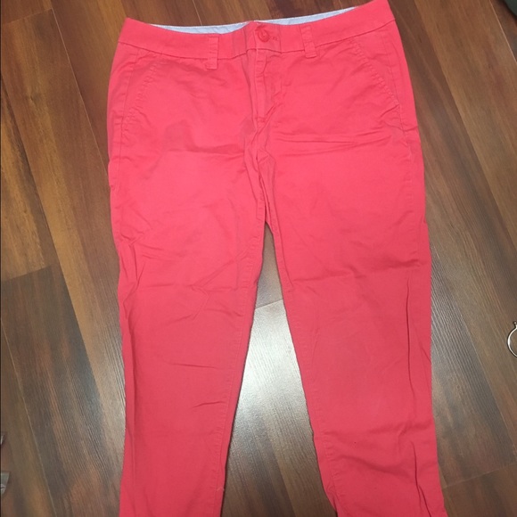 Bright Salmon Pink JCPenny capris