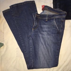 Low rise flare jeans size 11