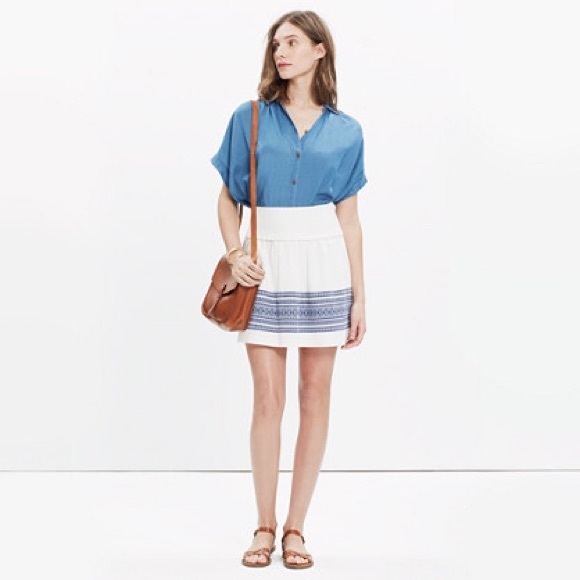 Super cute Madewell skirt!