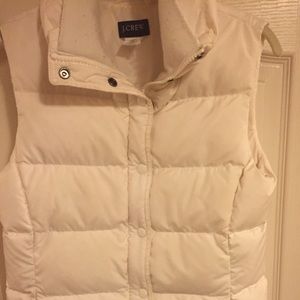 J. Crew down vest.  Size small