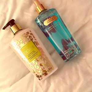 Victoria Secrets body lotion and spray!