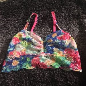 Victoria's Secret PINK, flower bralette