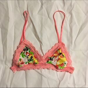 SOLD MERC Lace floral bralette