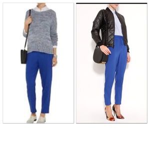 Rag Bone Blue Silk Easy Pant