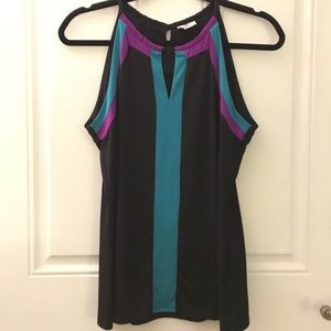 WORTHINGTON Color Block Tank Top