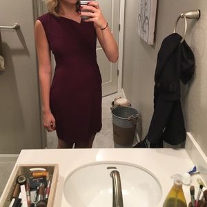 White House black market plum dress