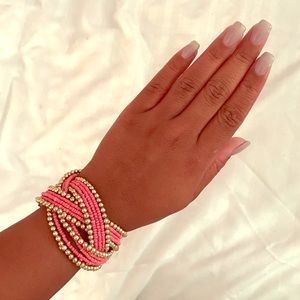 Coral and gold bracelet!