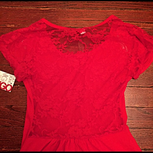 ❤️Sheer Back Bongo Top w/Removeable Necklace-NWT❤️ - Picture 3 of 6